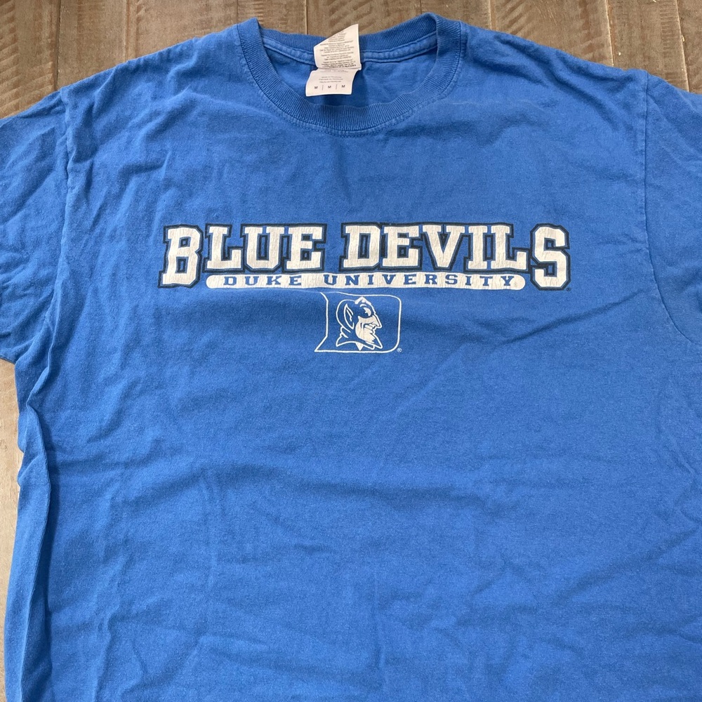 Duke University Blue Devils T Shirt Size M Vintage